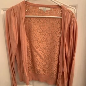 Forever 21 lace back cardigan size large